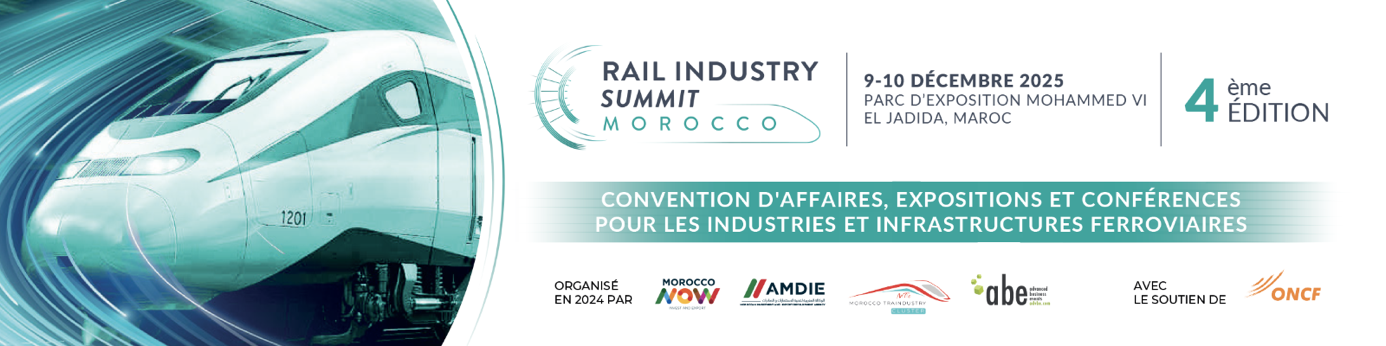 Sommet ferroviaire Maroc, décembre 2025, El Jadida.